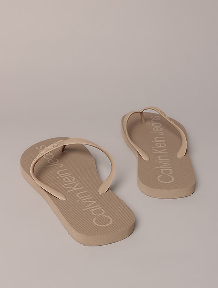 Chinelo Masculino Basic Calvin Klein Jeans - Caqui Claro Bege 3