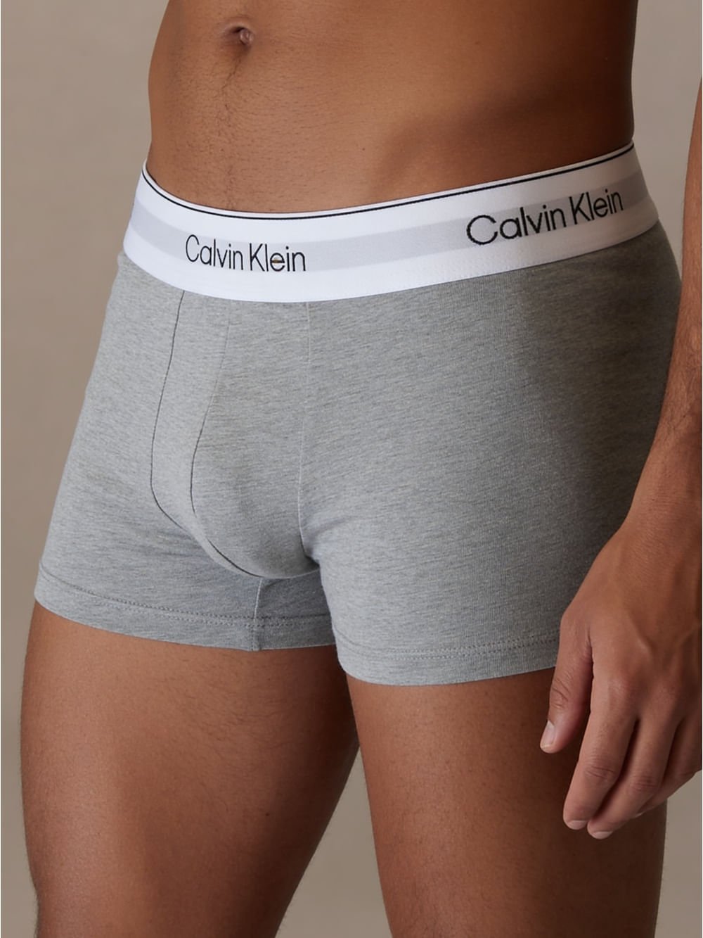 Kit 3 Low Rise Trunk Icon Cotton Stretch - Multi Multicores 3