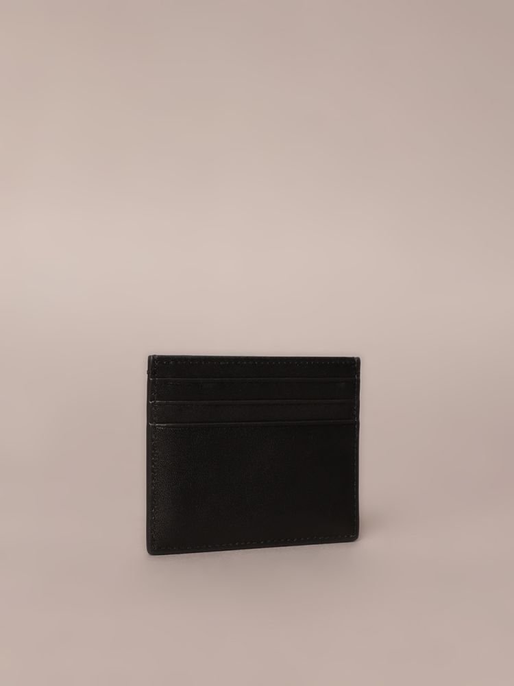 Porta Cartão Calvin Klein Jeans Bold Couro - Preto Preto 2