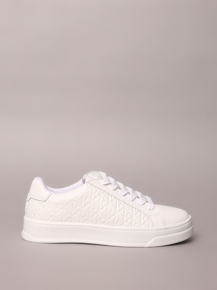 Tênis Calvin Klein Queima Full Estampa Total - Branco