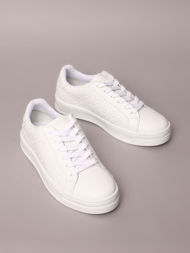 Tênis Calvin Klein Queima Full Estampa Total - Branco Branco 2