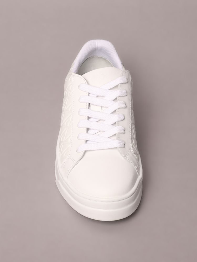 Tênis Calvin Klein Queima Full Estampa Total - Branco Branco 4