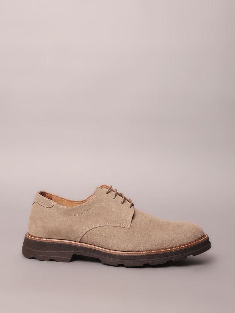 Sapato Calvin Klein Camurça - Caqui Medio
