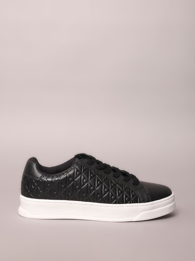 Tênis Calvin Klein Queima Full Estampa Total - Preto