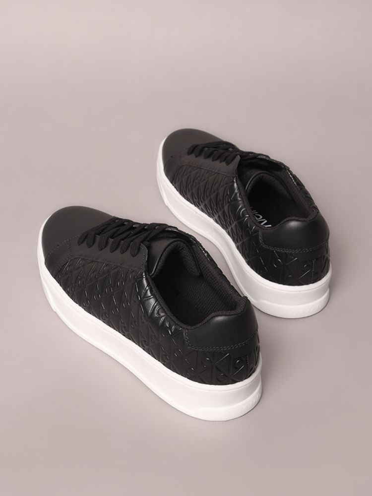 Tênis Calvin Klein Queima Full Estampa Total - Preto Preto 3