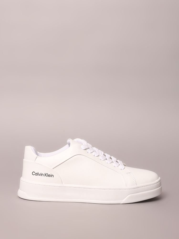 Tênis Couro Calvin Klein - Branco