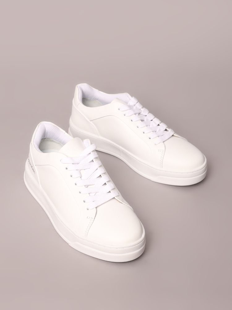 Tênis Couro Calvin Klein - Branco Branco 2