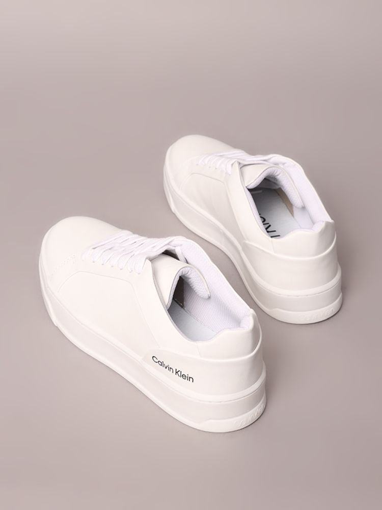 Tênis Couro Calvin Klein - Branco Branco 3