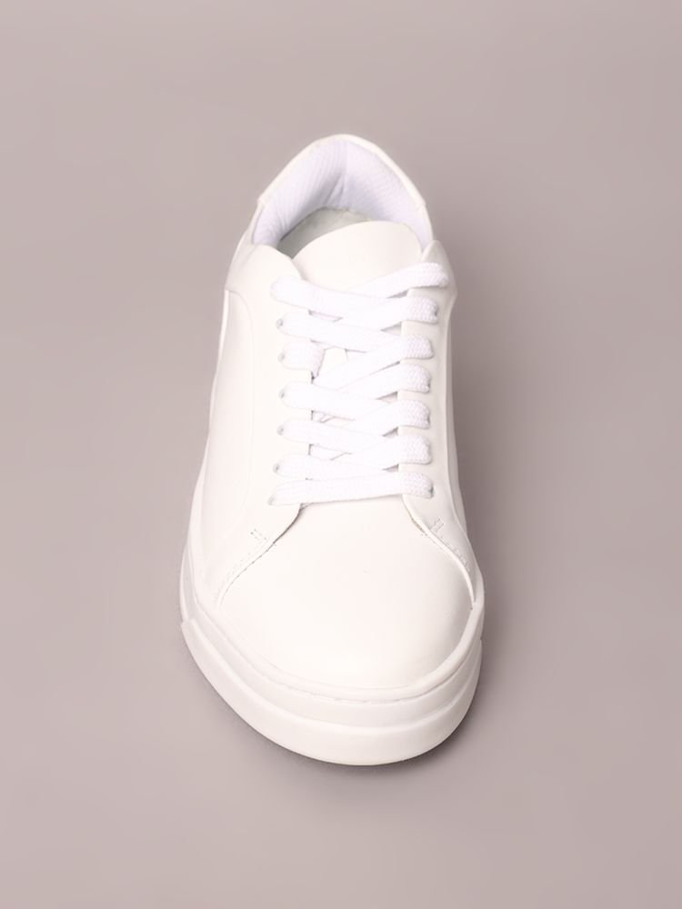 Tênis Couro Calvin Klein - Branco Branco 4