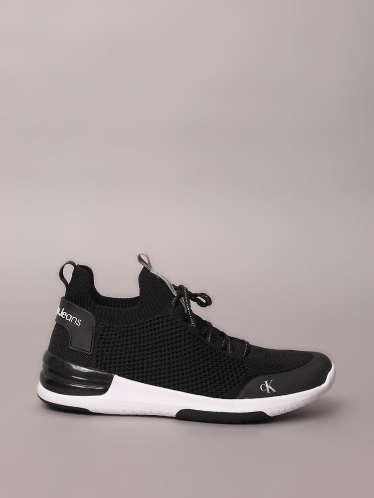 Tenis Calvin Klein Jeans Air Knitting - Preto