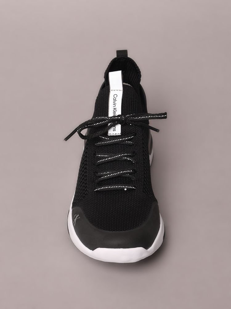 Tenis Calvin Klein Jeans Air Knitting - Preto Preto 4
