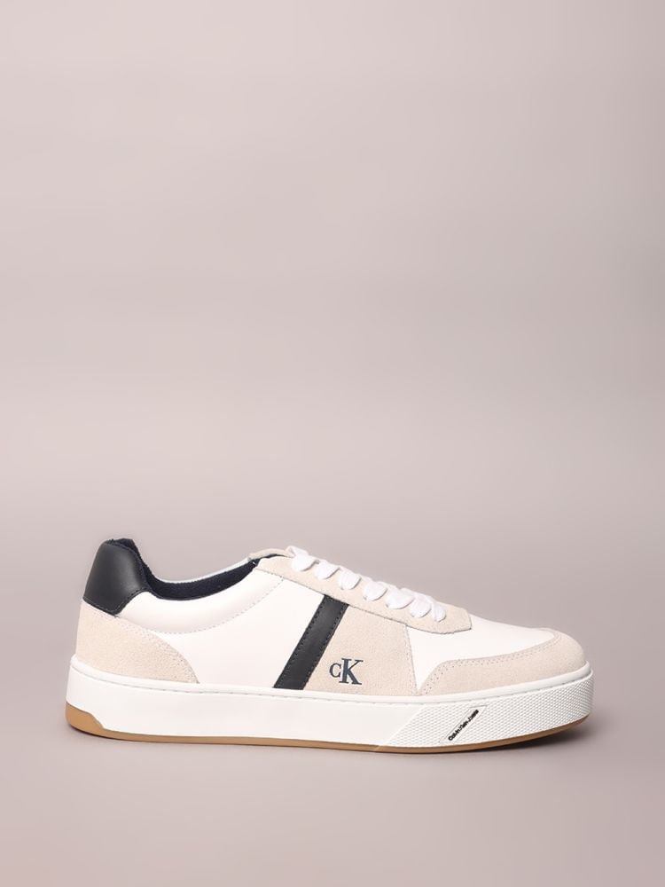 Tênis Calvin Klein Jeans Palito Stripe Calvin Klein - Branco