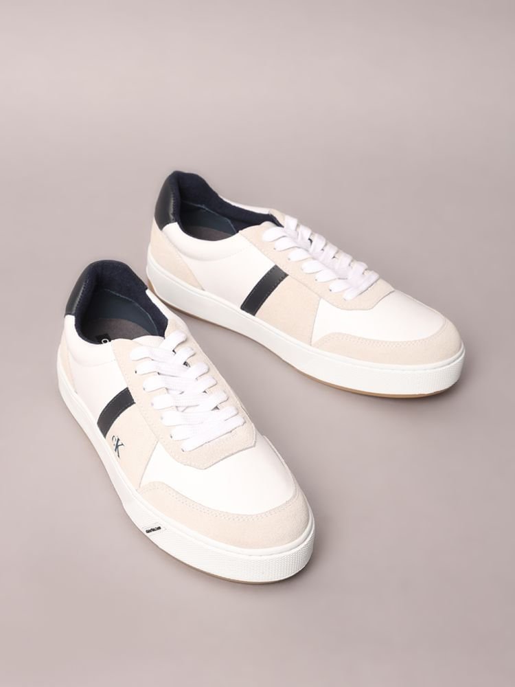 Tênis Calvin Klein Jeans Palito Stripe Calvin Klein - Branco Branco 2