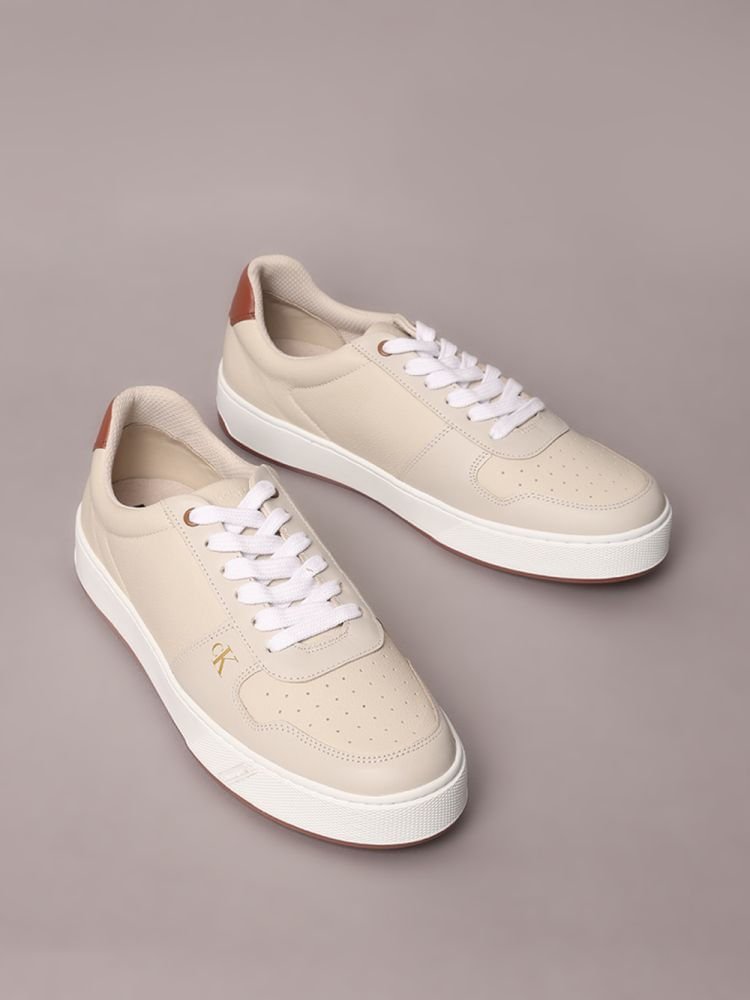Tênis Calvin Klein Jeans Palito Small Calvin Klein - Off White Off White 2
