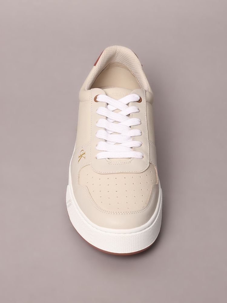 Tênis Calvin Klein Jeans Palito Small Calvin Klein - Off White Off White 4