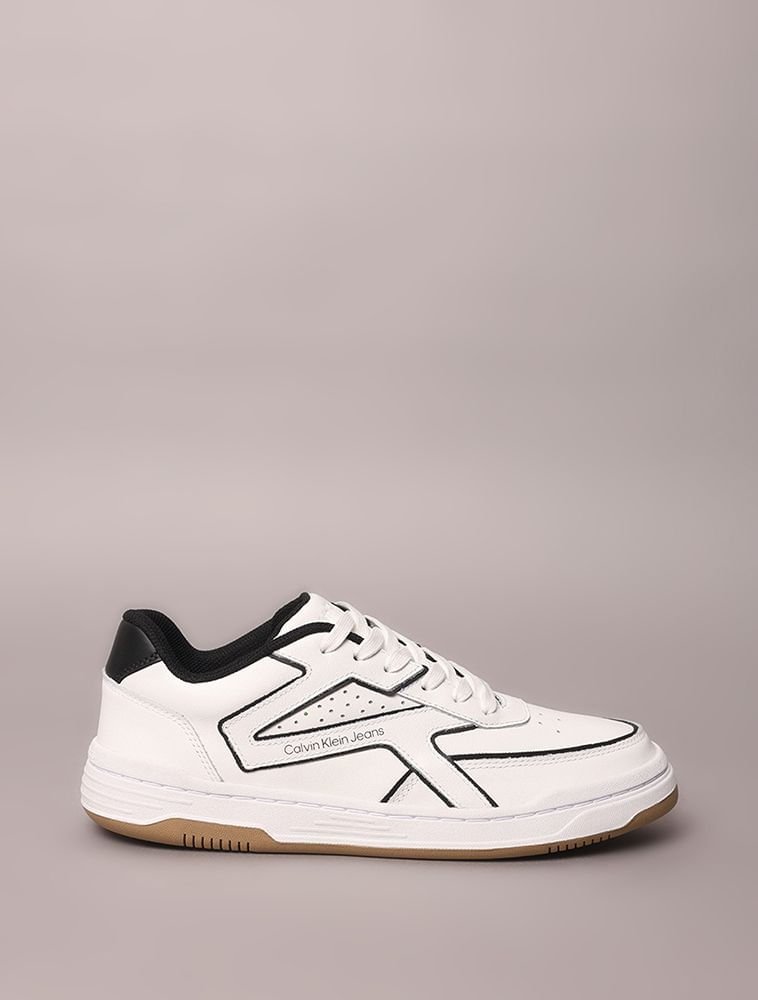 Tênis Calvin Klein Jeans Court Calvin Klein Streetwear - Branco