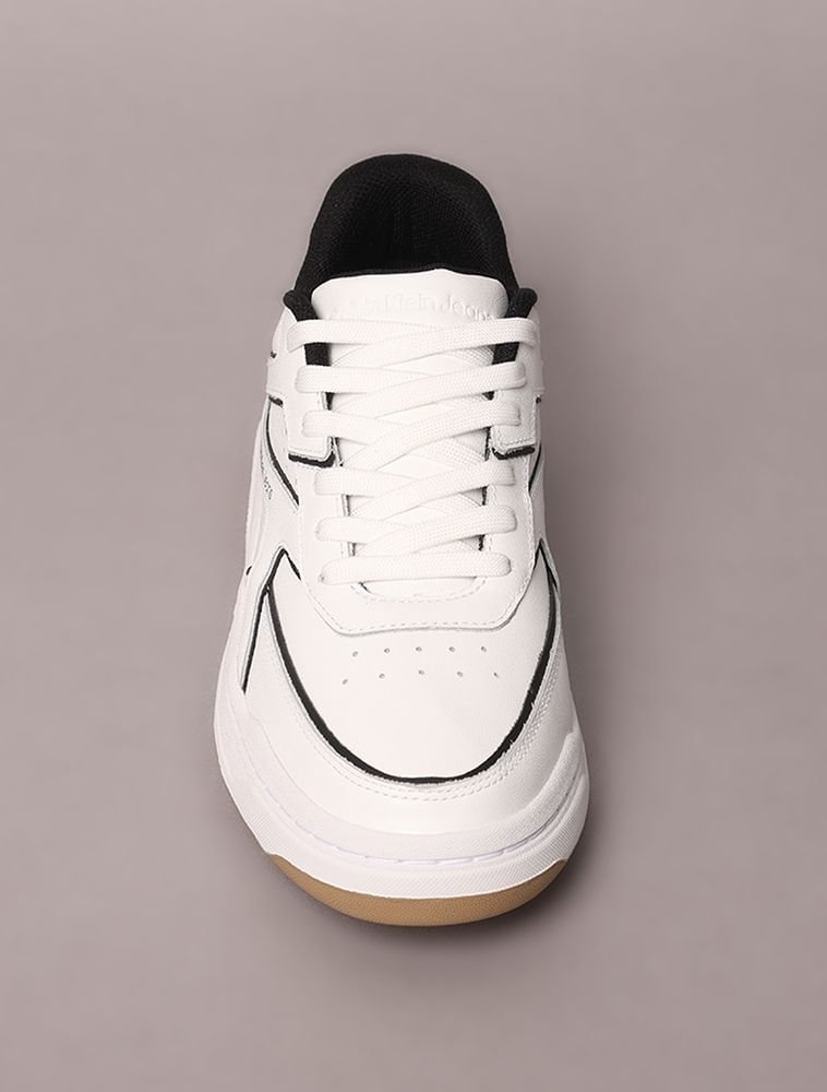 Tênis Calvin Klein Jeans Court Calvin Klein Streetwear - Branco Branco 4