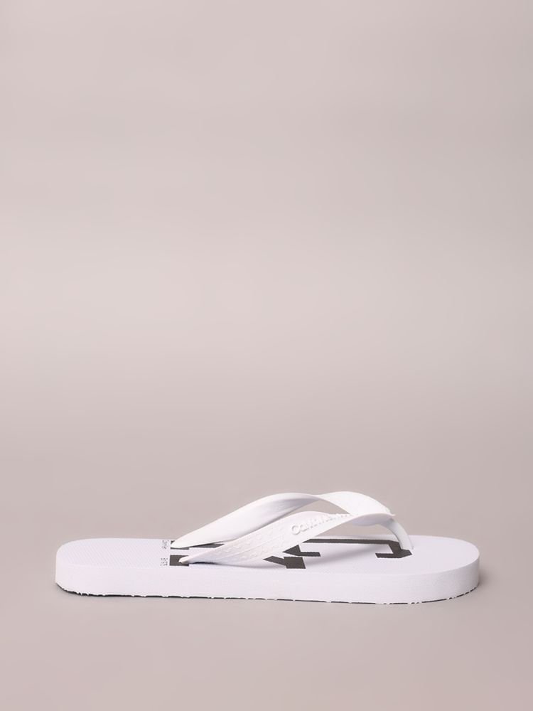 Chinelo Calvin Klein Jeans Estampa 78 Calvin Klein - Branco
