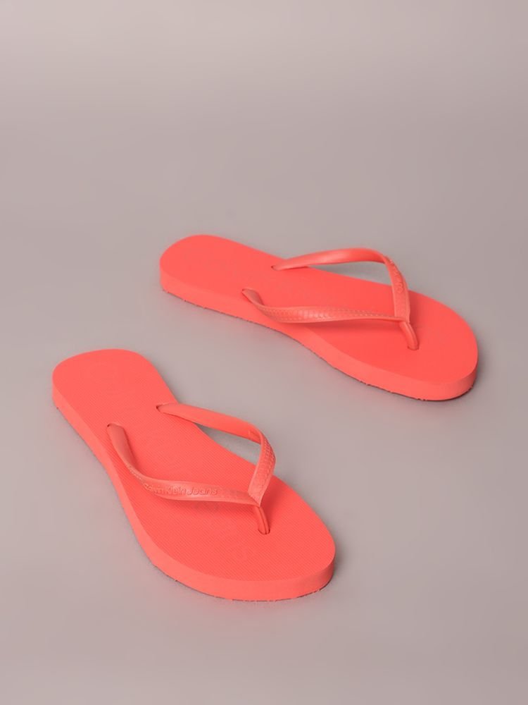 Chinelo Calvin Klein Jeans Basic - Papaia Laranja 2