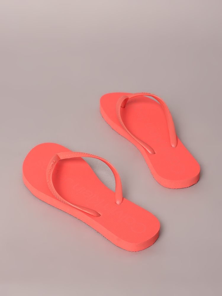 Chinelo Calvin Klein Jeans Basic - Papaia Laranja 3