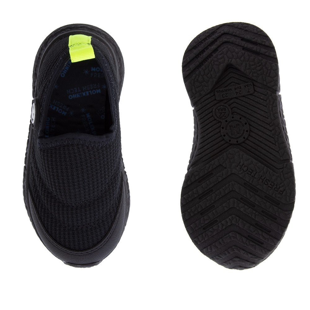 Tênis Infantil Molekinho Fresh Tech Jogging Tecido Preto Preto 4