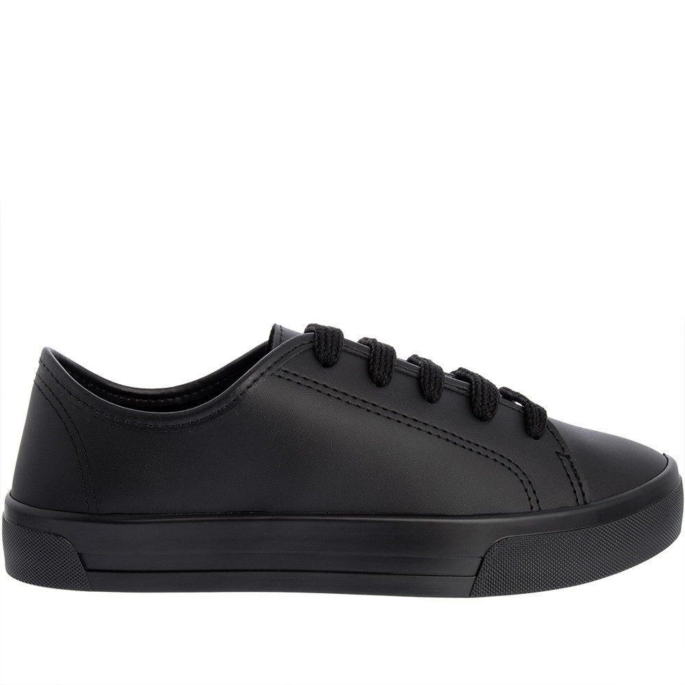 Tênis Moleca Casual Feminino Pespontos Preto Preto 2