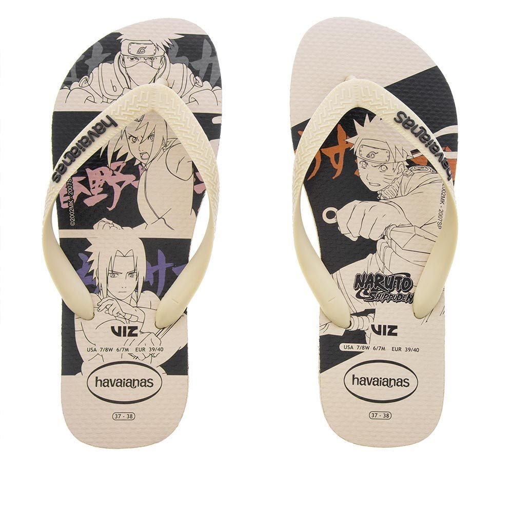 Chinelo Havaianas Top Naruto Off White