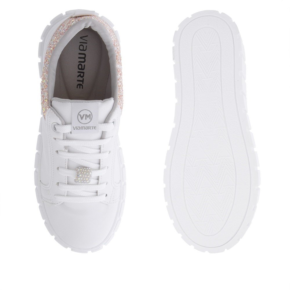 Tênis Via Marte Flatform Feminino Branco 4