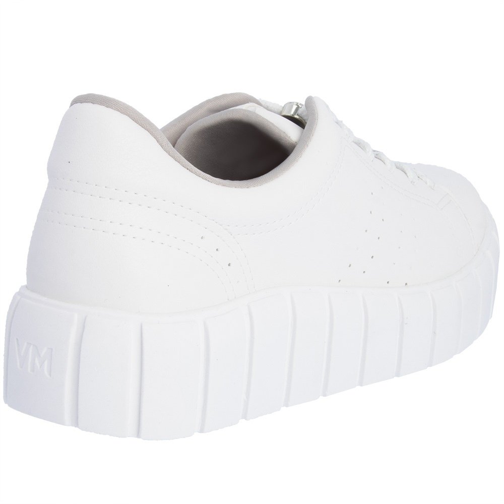 Tênis Via Marte Flatform Tratorado Feminino Branco 3