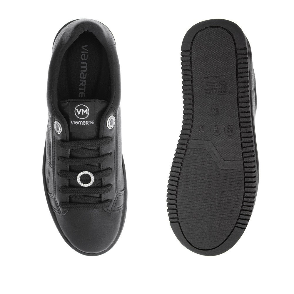 Tênis Via Marte Flatform Feminino Preto 4