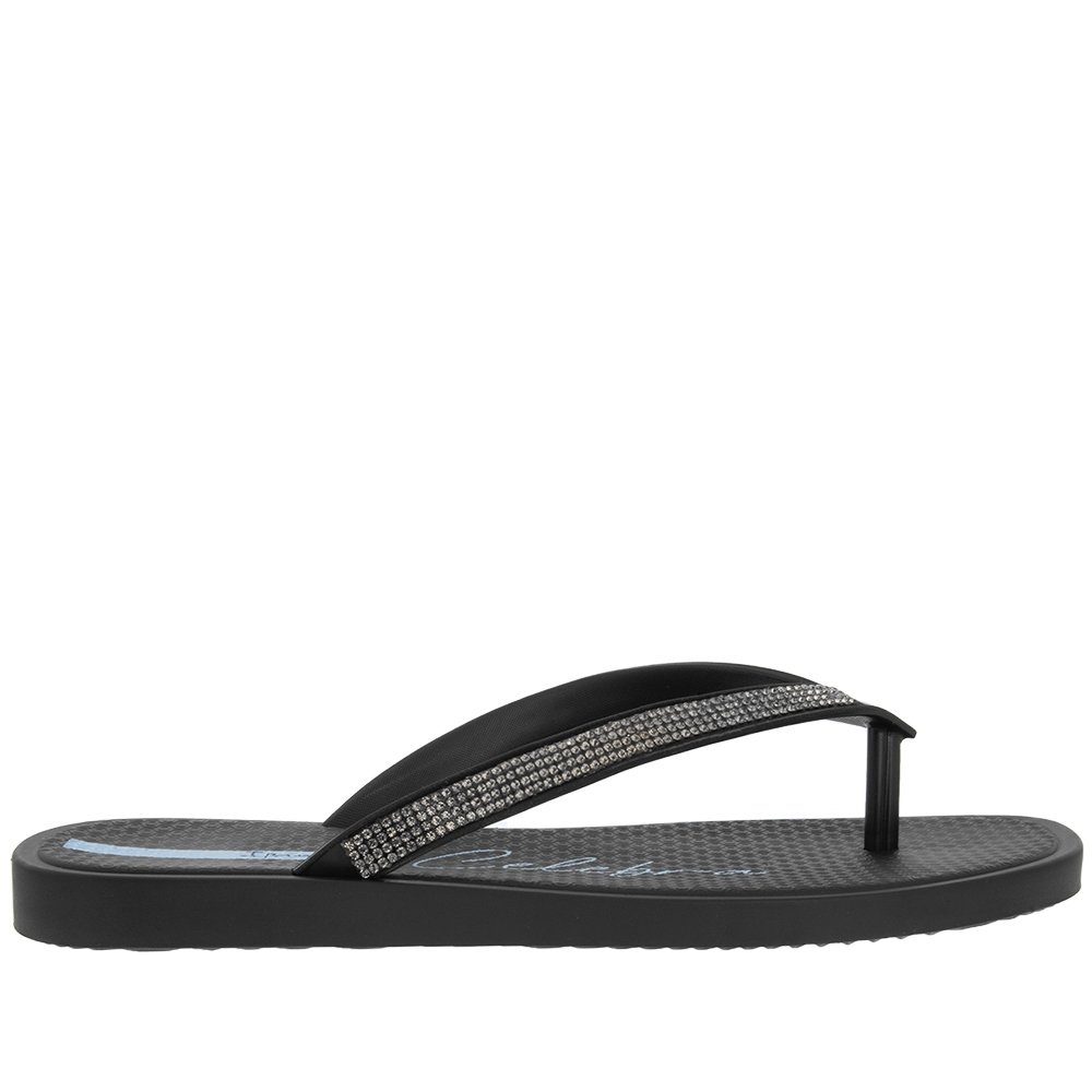 Chinelo Ipanema Celebra Strass Feminino Preto 3