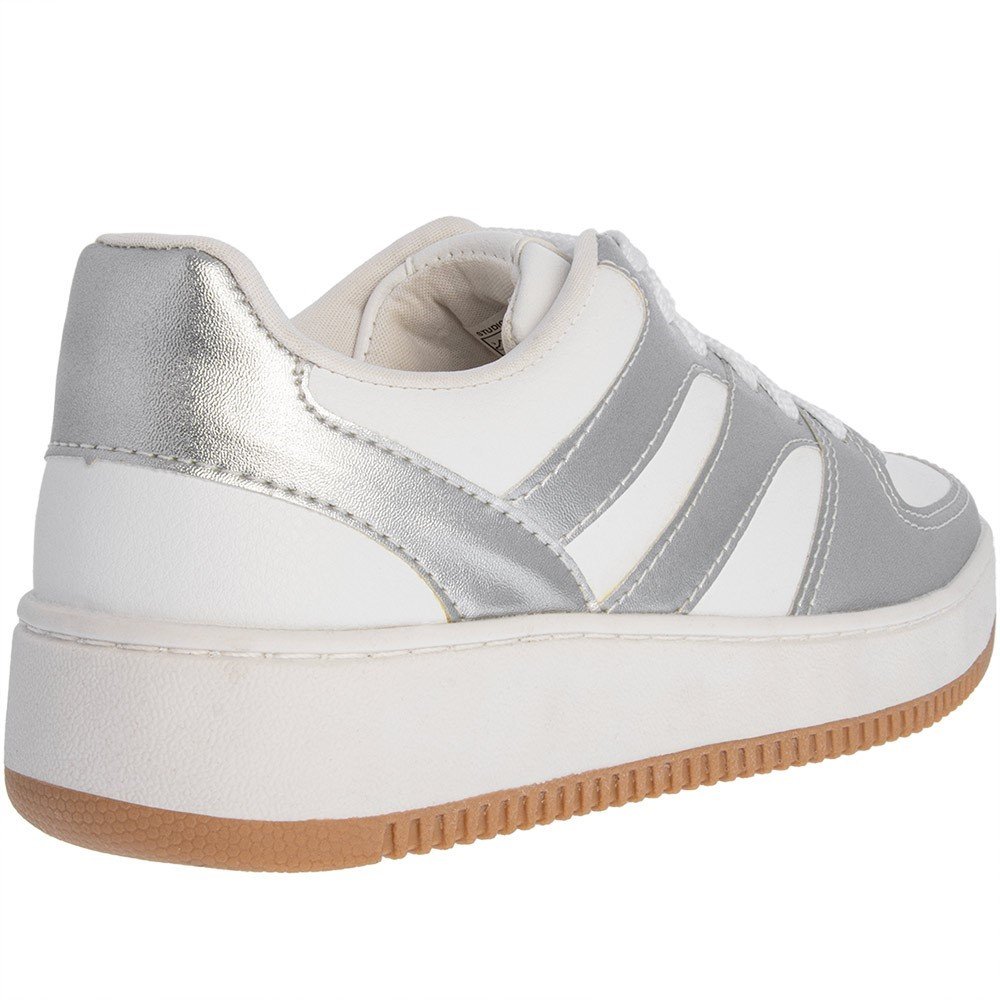 Tênis Gabriela Flatform Feminino Branco 3