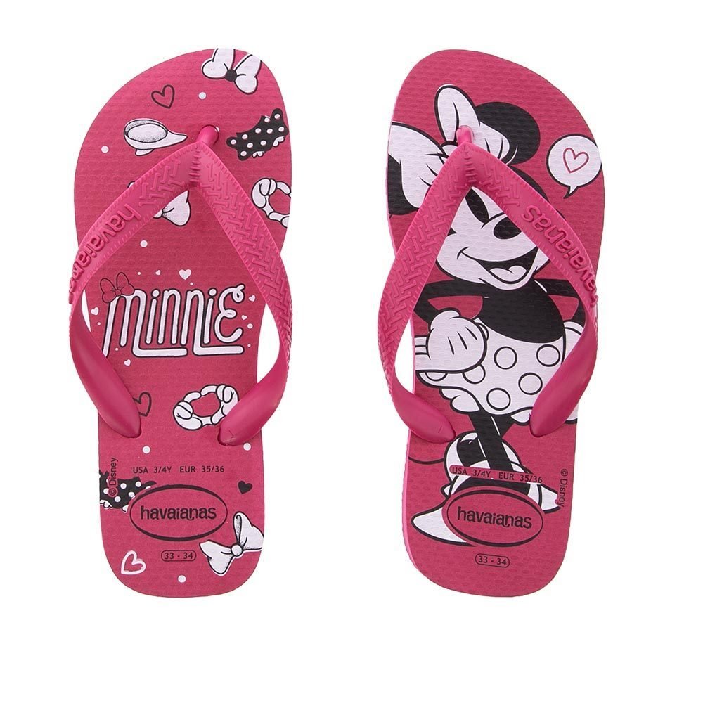 Chinelo Havaianas Top Disney Minnie Pink