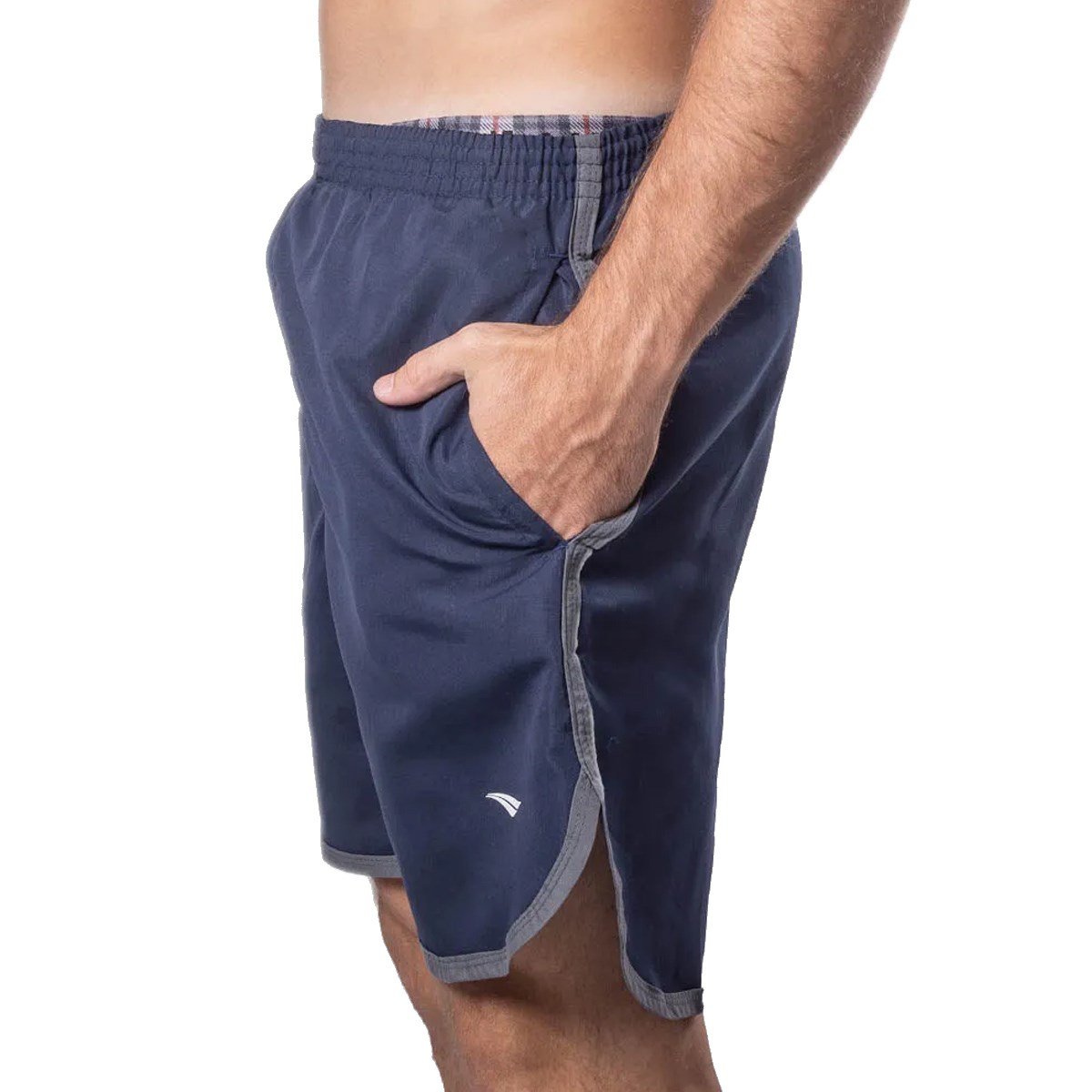 Bermuda Penalty Treino Básica Masculina - Marinho e Chumbo Azul 2