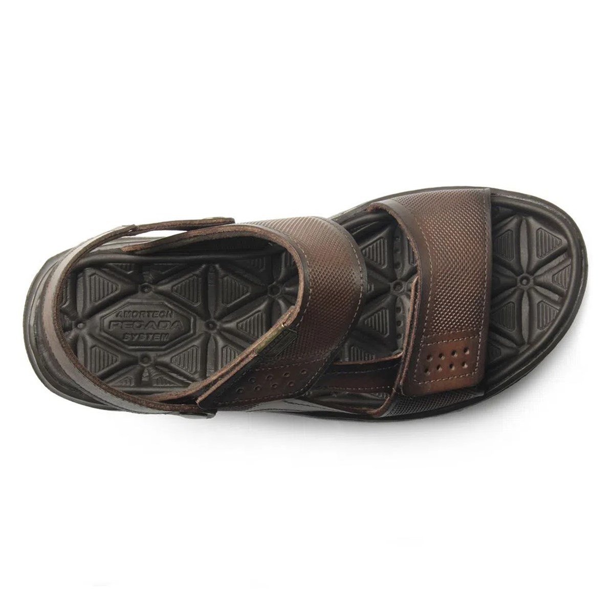 Sandália Pegada 133206 Free Masculina Marrom 3