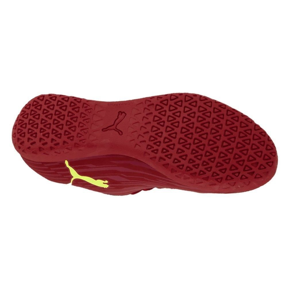 Chuteira Futsal Puma Rapido III IT Vermelho/Amarelo 4
