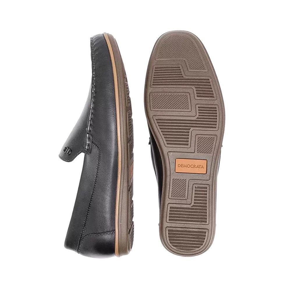 Mocassim Democrata Denim Tag Masculino Preto 4
