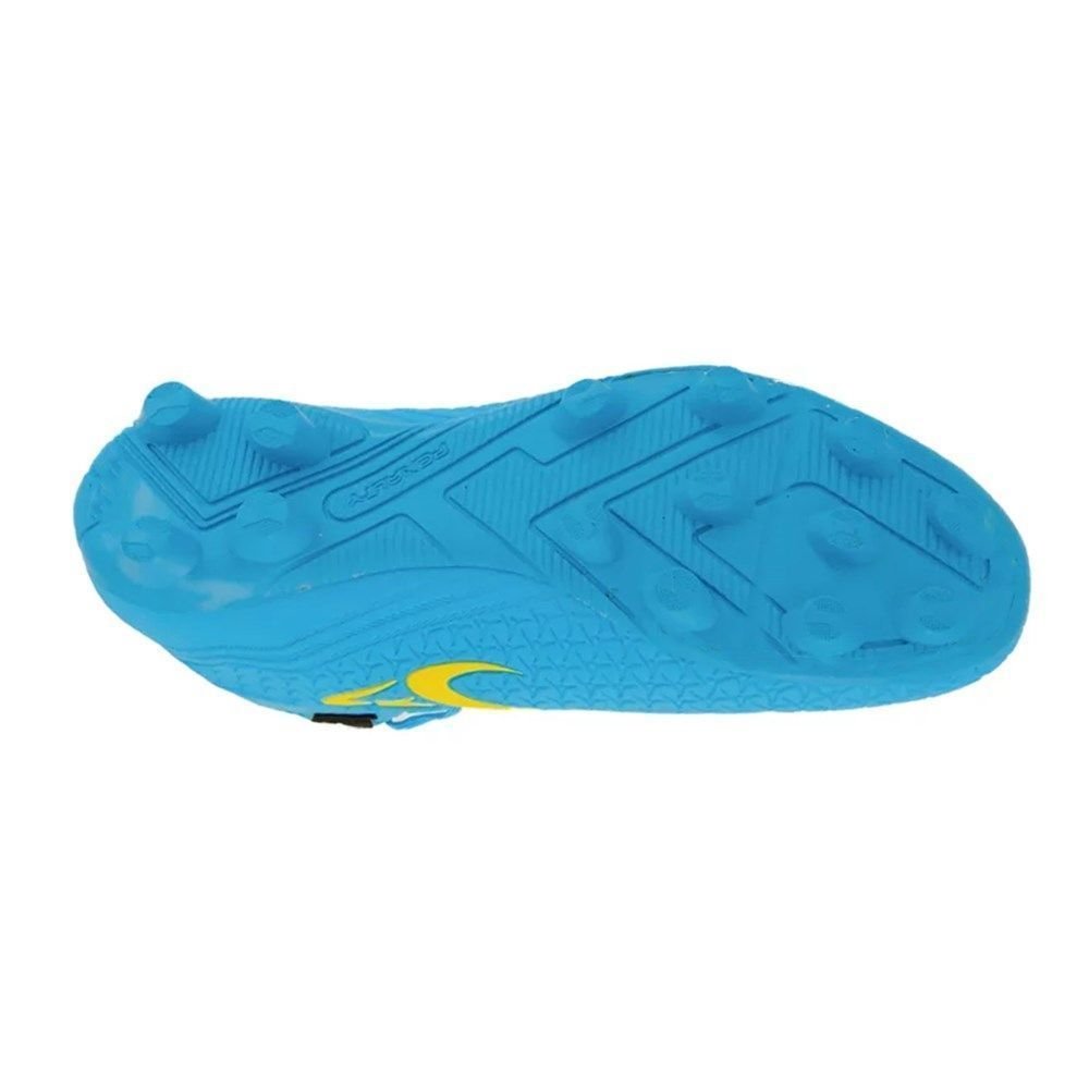 Chuteira Campo Penalty S11 Locker XXI Kids Azul/Amarelo 4