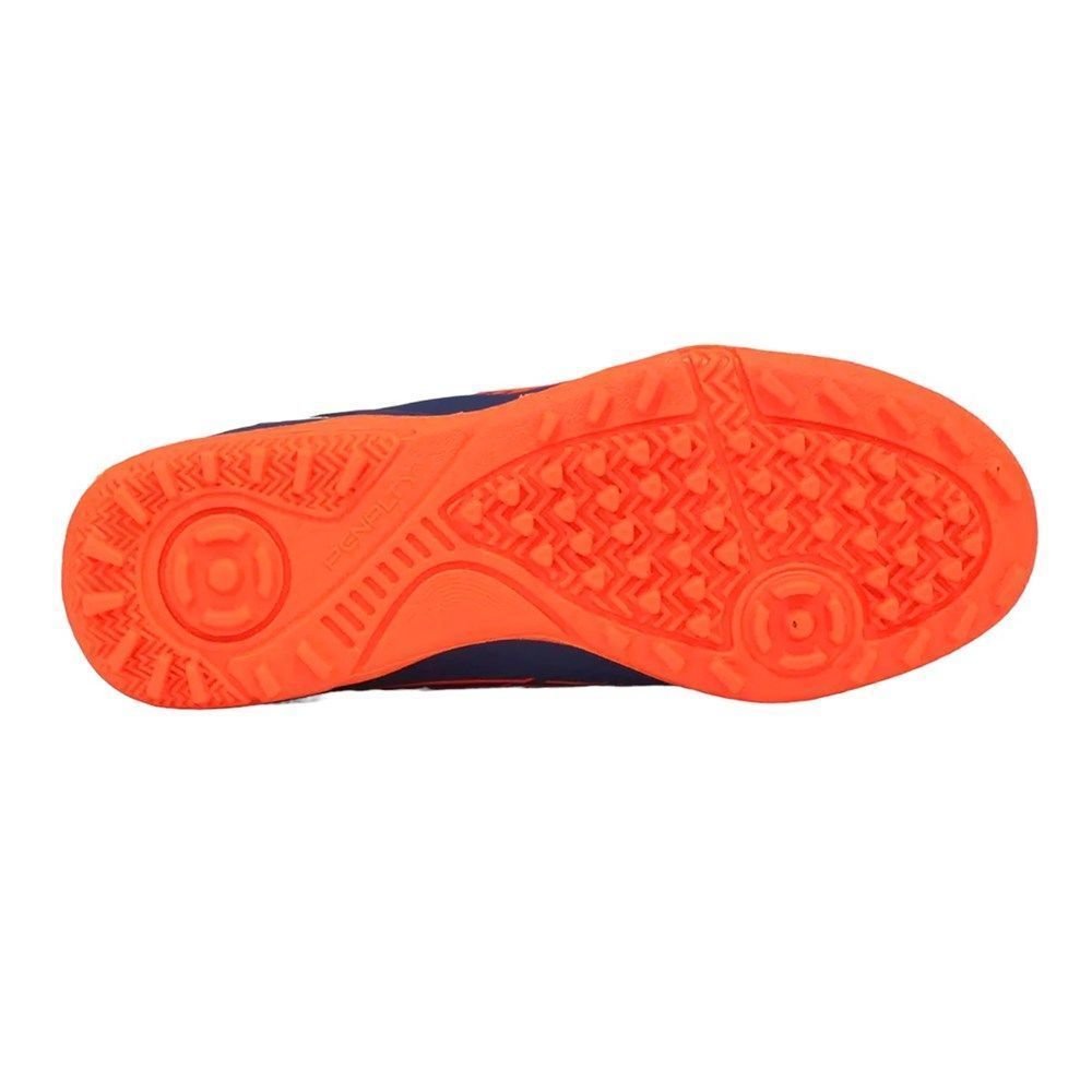 Chuteira Society Penalty Lider Kids Azul/Laranja/Branco 4