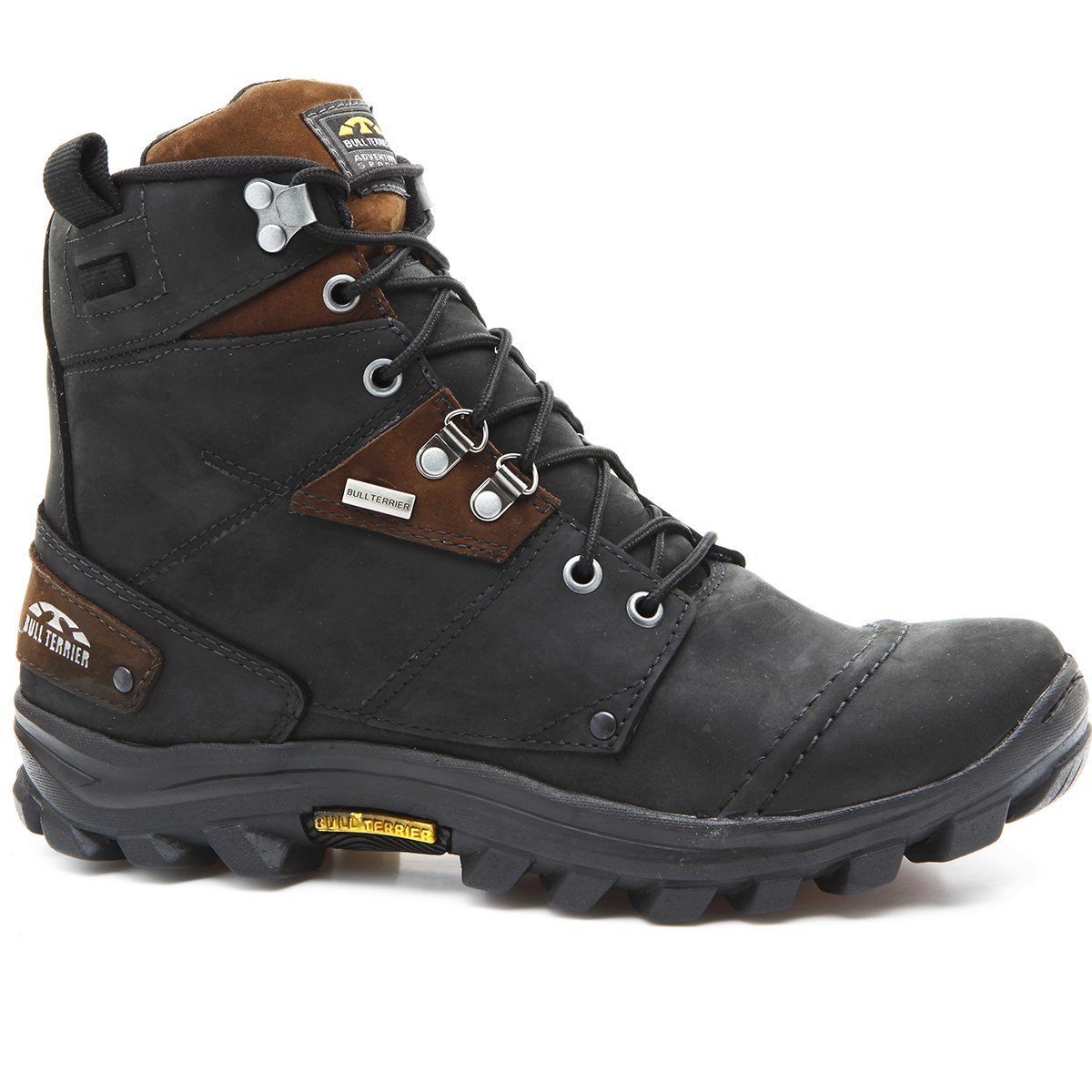 Bota Masculina Bull Terrier Feminino Preto Bota Adventure Bull