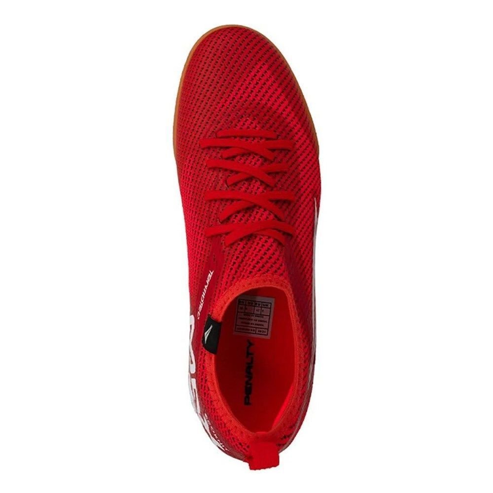 Chuteira Futsal Penalty Max 500 Ecoknit XXI Vermelho 4