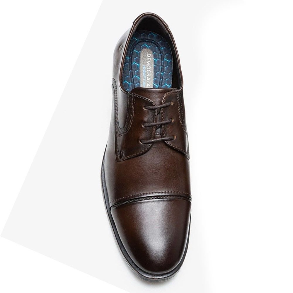 Sapato Democrata Smart Comfort Madson Masculino Marrom 2