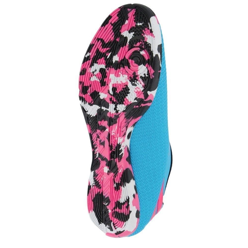 Chuteira Futsal Penalty Fúria Y-2 Azul/Rosa 5