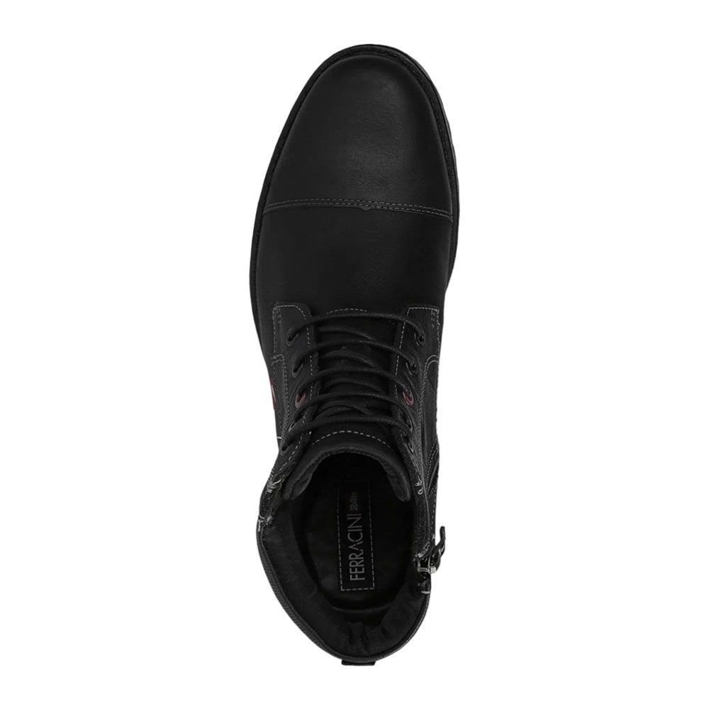 Bota Ferracini Cross Zíper Masculina Preto 3