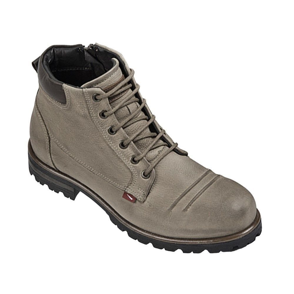 Bota Ferracini Compass Zíper Masculina Bege 2