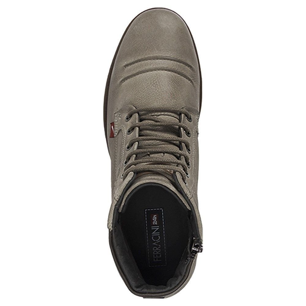 Bota Ferracini Compass Zíper Masculina Bege 3