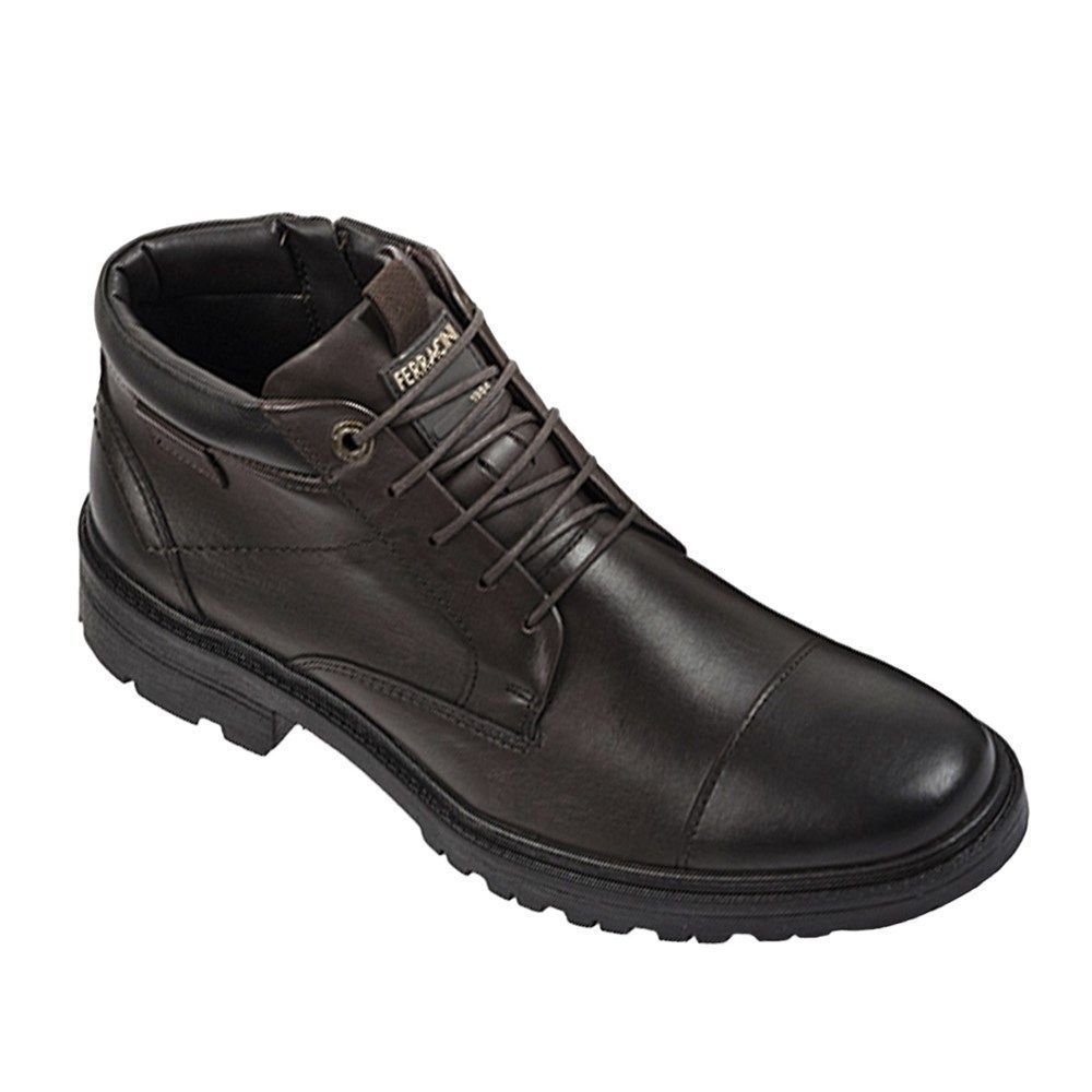 Bota Ferracini Snow Zíper Masculina Marrom 2