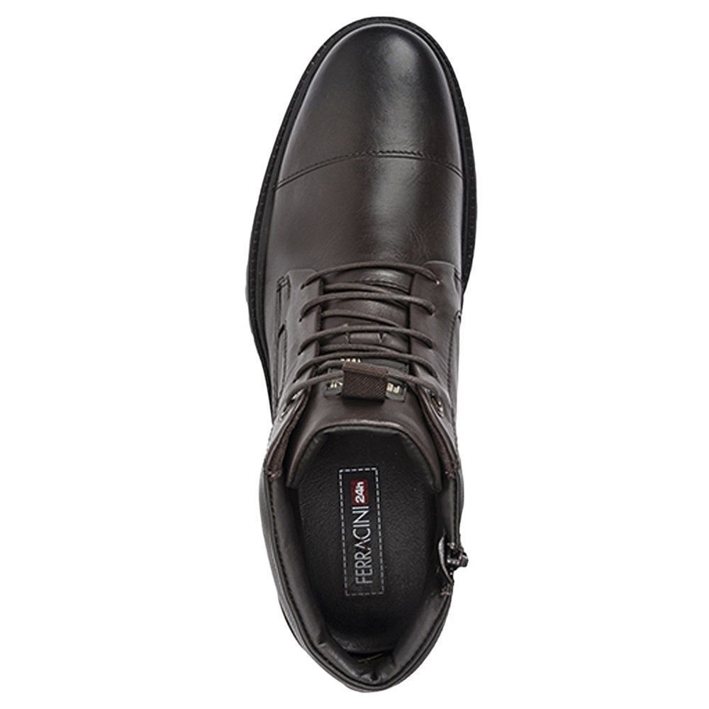 Bota Ferracini Snow Zíper Masculina Marrom 3