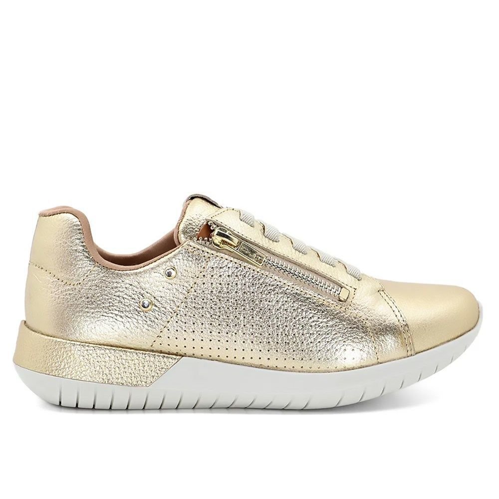 Usaflex store tenis dourado