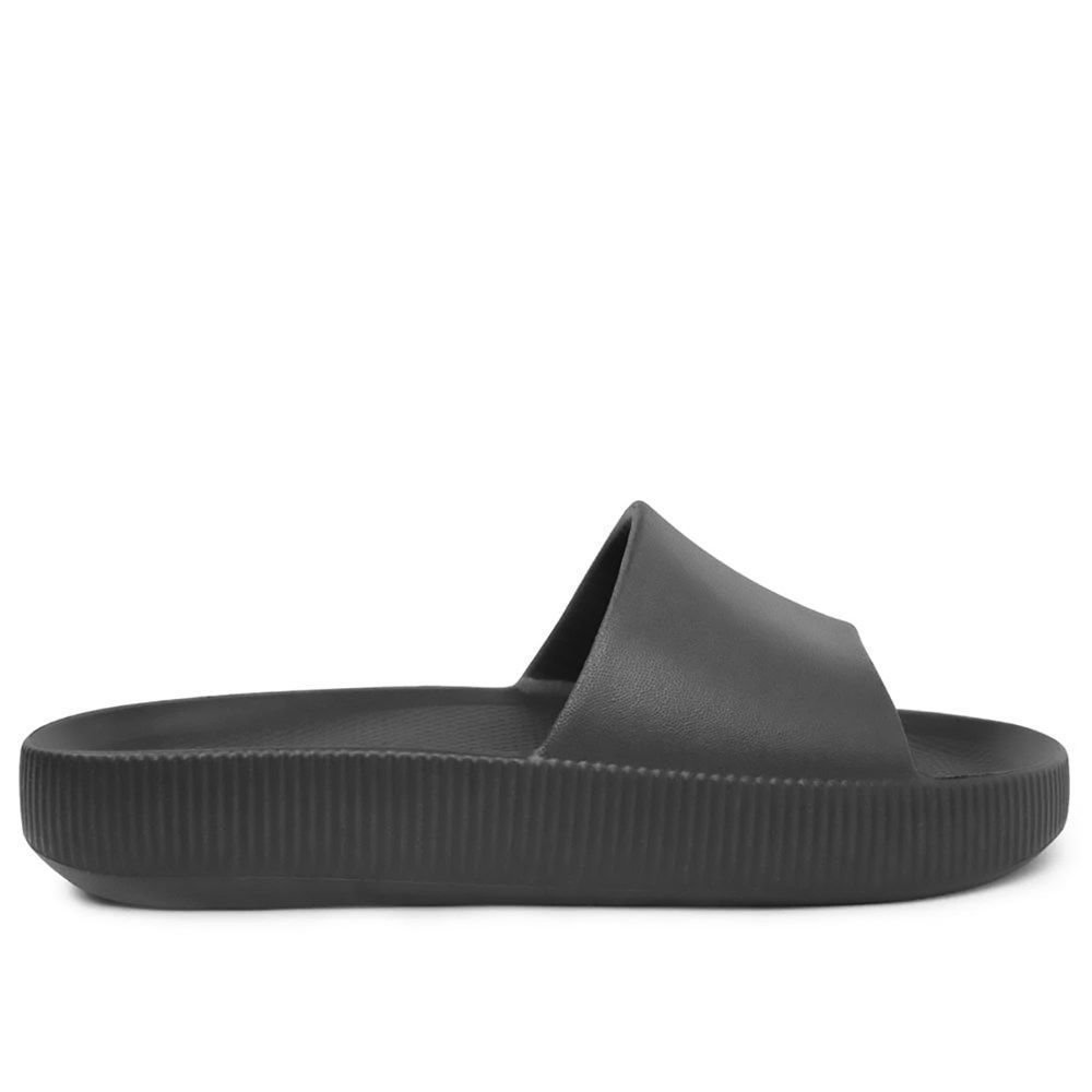 Chinelo Usaflex Poofy Salto Plataforma Feminino Preto 4